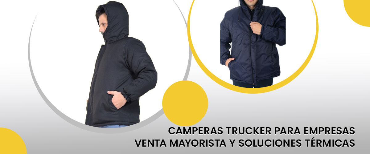 Camperas trucker para empresas. Venta mayorista y soluciones térmicas