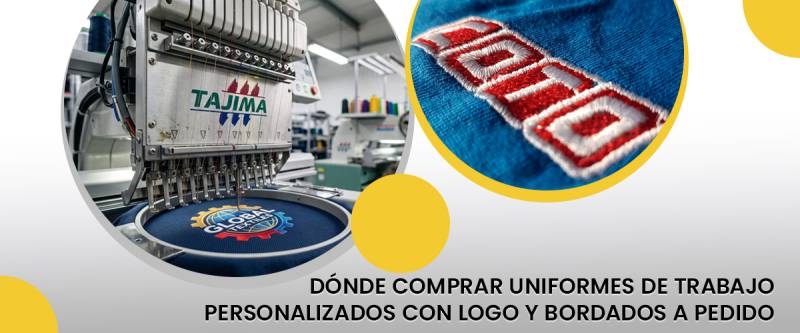 Dónde comprar uniformes de trabajo personalizados con logo y bordados a pedido