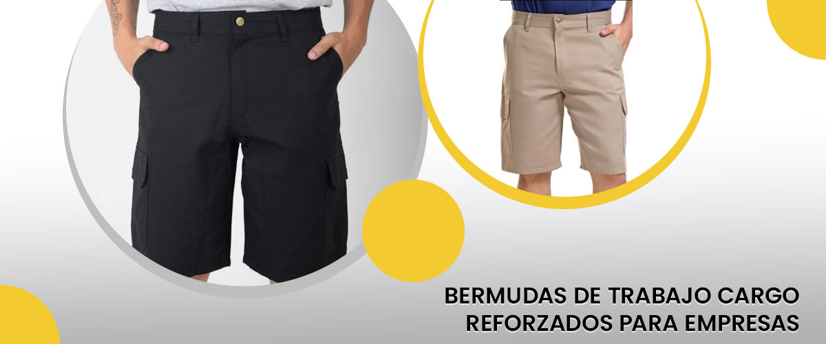 Bermudas de Trabajo Cargo Reforzados para Empresas.