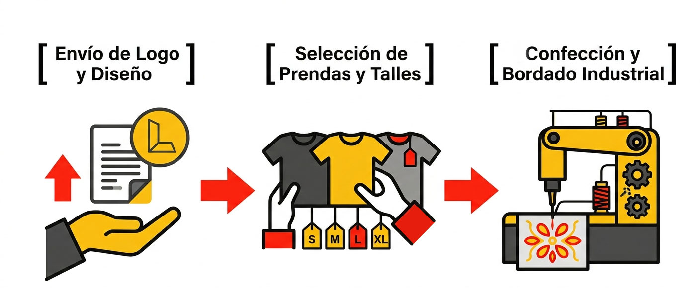 Proceso de bordado Proceso de bordado